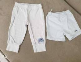 cotton pant and short 12 months