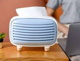 Radio tissue box (Blue/Pink) (NEW)