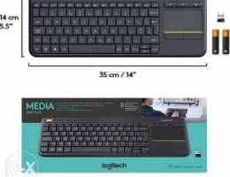 wireless keyboard with touch pad for smart...