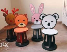 wooden chairs for kids