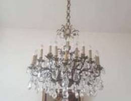 3 Vintage Antique Chandeliers in a great c...