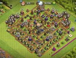 Clash of clans town. H 11