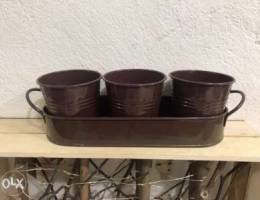 4pcs pots set metal