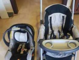 Stroller and infant car seat Chicco