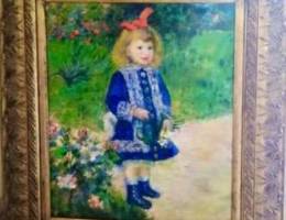 Painting Â«Â Girl With Watering CanÂ Â» - Reno...