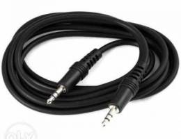 black Aux cable