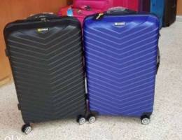 hard cover luggage multicolored suitcases ...