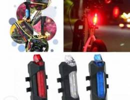 Â°USB Rechargeable LED Bicycle Tail Red Lig...