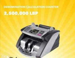 Kolman cash counter for all currencies New