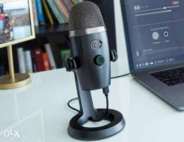 Yeti Nano USB mic grey for gamers and sing...