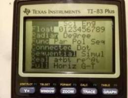 Texas TI-83 plus graphing calculator