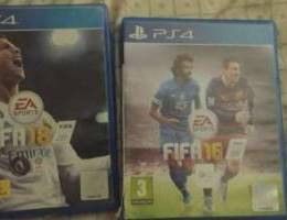 Fifa 18 and fifa 16 PS4 cd