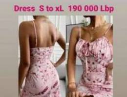 Only available in pink dress