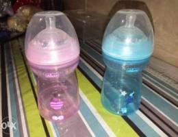 chicco bottles, used once but babies didnâ€™...