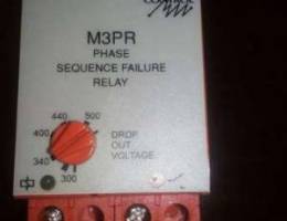 M3PR Phase sequence failure relay