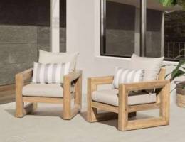 Outdoor handmade wood sofa 7x7 ØµÙˆÙØ§ Ø·Ù‚Ù… Ø®Ø§...