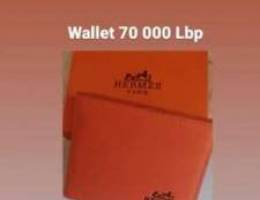 Wallet Hermes only orange colour