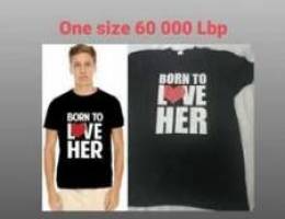 Born to love her t shirt