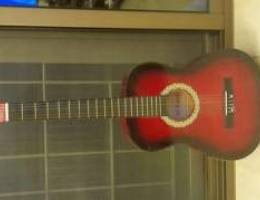 Karl schneider red and black guitar