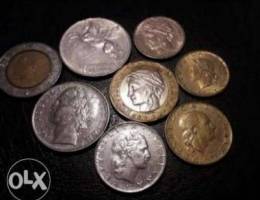 Old coins Italy