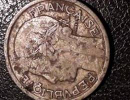 Old french alu coin