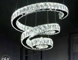 Modern spiral led chandelier Ø«Ø±ÙŠØ§