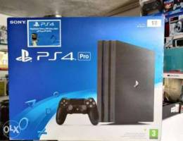 PS4 Pro New 1TB + 2 Joysticks + 2 Games: 4...