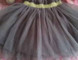 grey tutu skirt size 4y