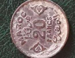 Old coin Maroc