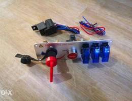 Switch panel racing 12v