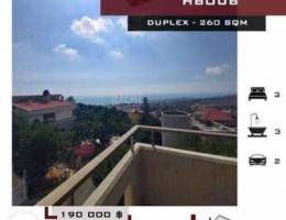 Duplex with a view in Hboub, 260 SQM. REF#...