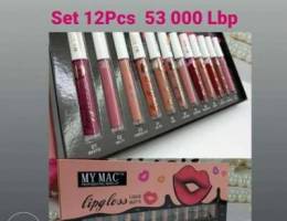 Lip gloss liquid matte 12 pcs