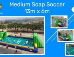 Soap Soccer Inflatable Game