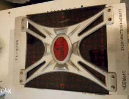 Power amplifier 2Ã—200 watt