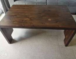 Handmade wooden coffee table