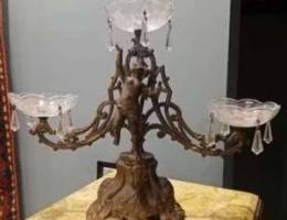 Antic bronze and cristal french statue ØªÙ…Ø«...