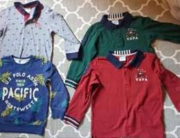 4 Polo shirts size age 5&6