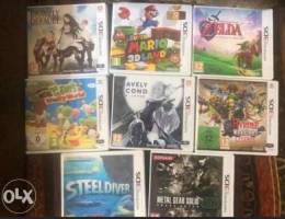 nintendo 3ds games colmection