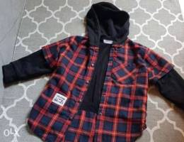 Winter shirt jacket size 4 till 7