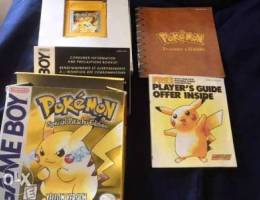 nintendo gameboy pokemon yellow cib