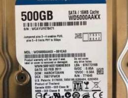 hdd 500 hb wd caviar blue