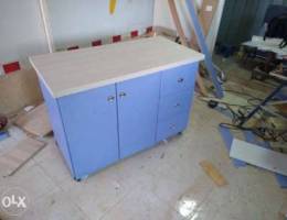 kitchen Island - Baby changing cupboard