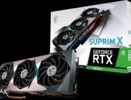 MSI GeForce RTX 3070 Ti Suprim X 8G, 8GB