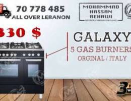 Offer Gas 5 burners Galaxy ( Original )