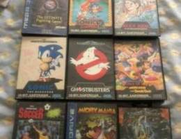 sega mega drive boxed original games