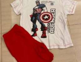 Captain America Set Size 7-8 Years