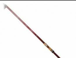 Gold &red spining rod