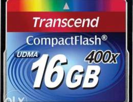 Transcend 16GB CompactFlash Memory Card 40...