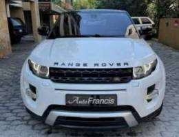 Range Rover Evoque Dynamic 2013 white on b...