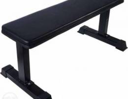 BodyFit Flat Bench For Home Gym Free Weigh...